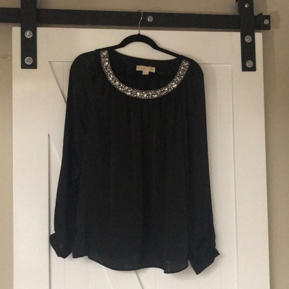 MICHAEL Michael Kors Tops - Embellished long sleeve Michael Kors top